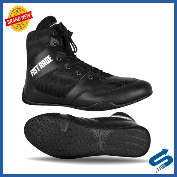 Lightweight Boxing Shoes with Mesh Ventilation and Rubber Sole for Training main image 5